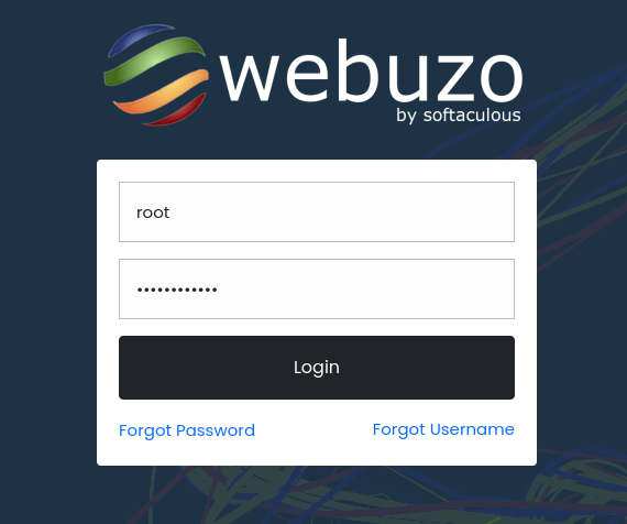 Webuzo Login